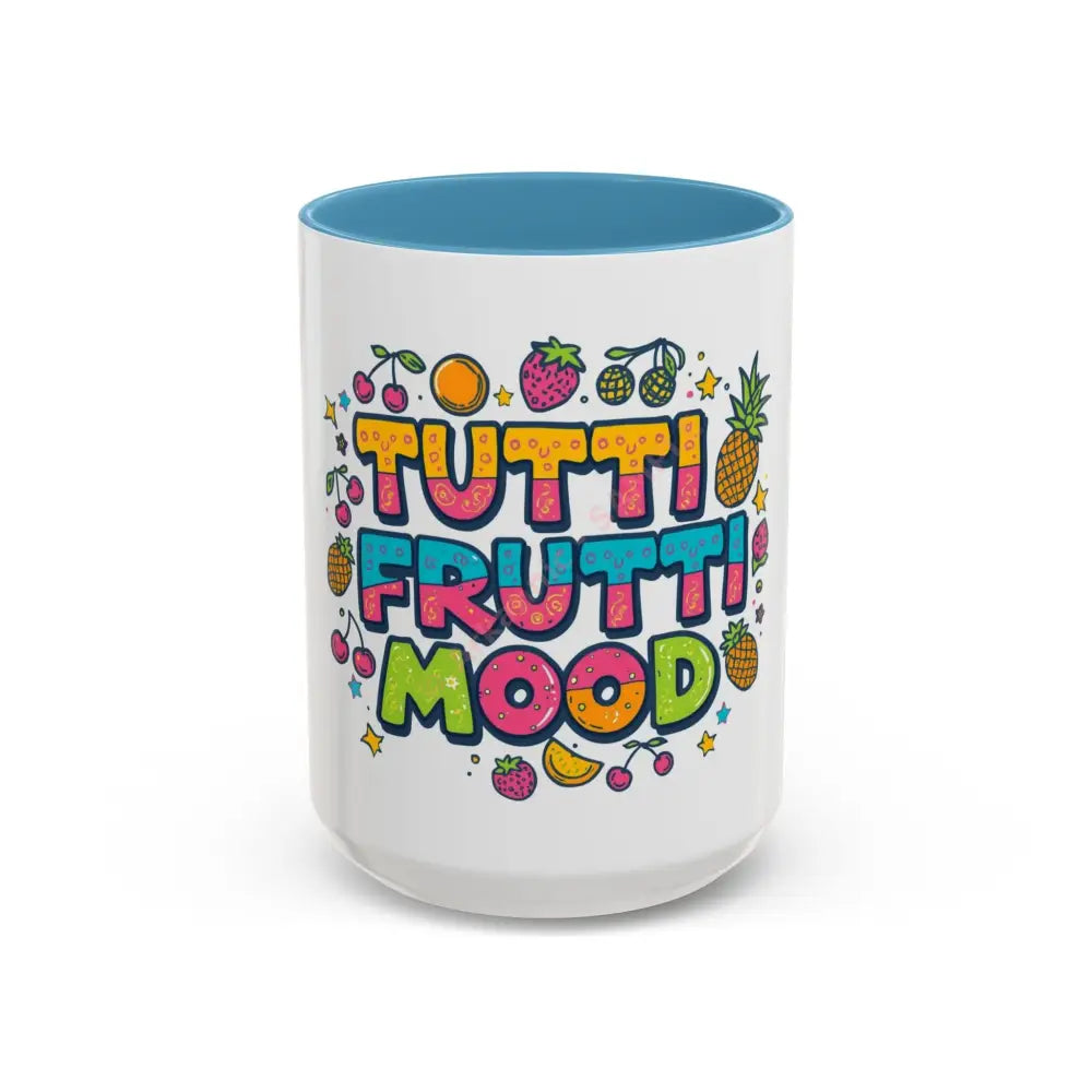 Fruit Mood Mug 15oz / Light Blue Mug