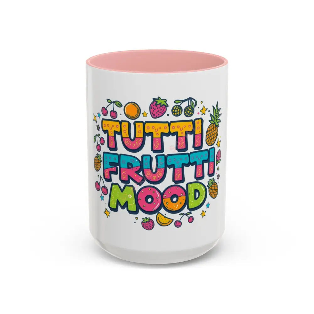 Fruit Mood Mug 15oz / Pink Mug
