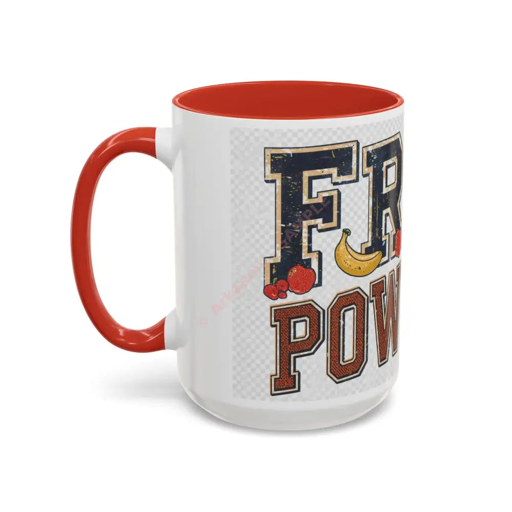 Fruit Powered Coffee Mug | Bold Motivational Mug for Coffee & Tea Lovers Mug