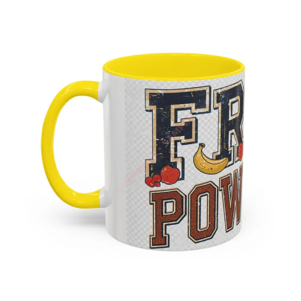 Fruit Powered Coffee Mug | Bold Motivational Mug for Coffee & Tea Lovers Mug