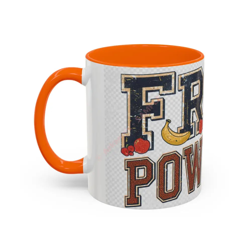 Fruit Powered Coffee Mug | Bold Motivational Mug for Coffee & Tea Lovers Mug