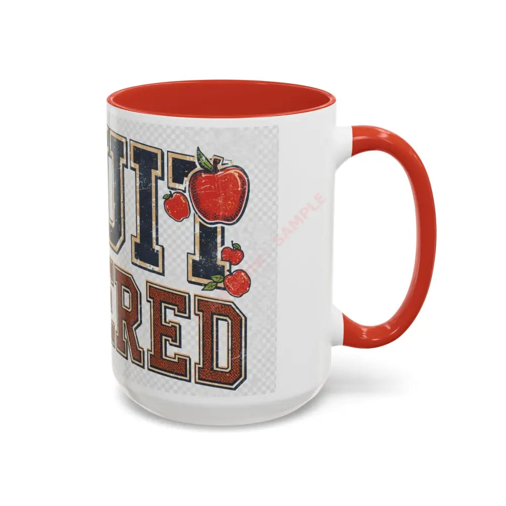 Fruit Powered Coffee Mug | Bold Motivational Mug for Coffee & Tea Lovers Mug