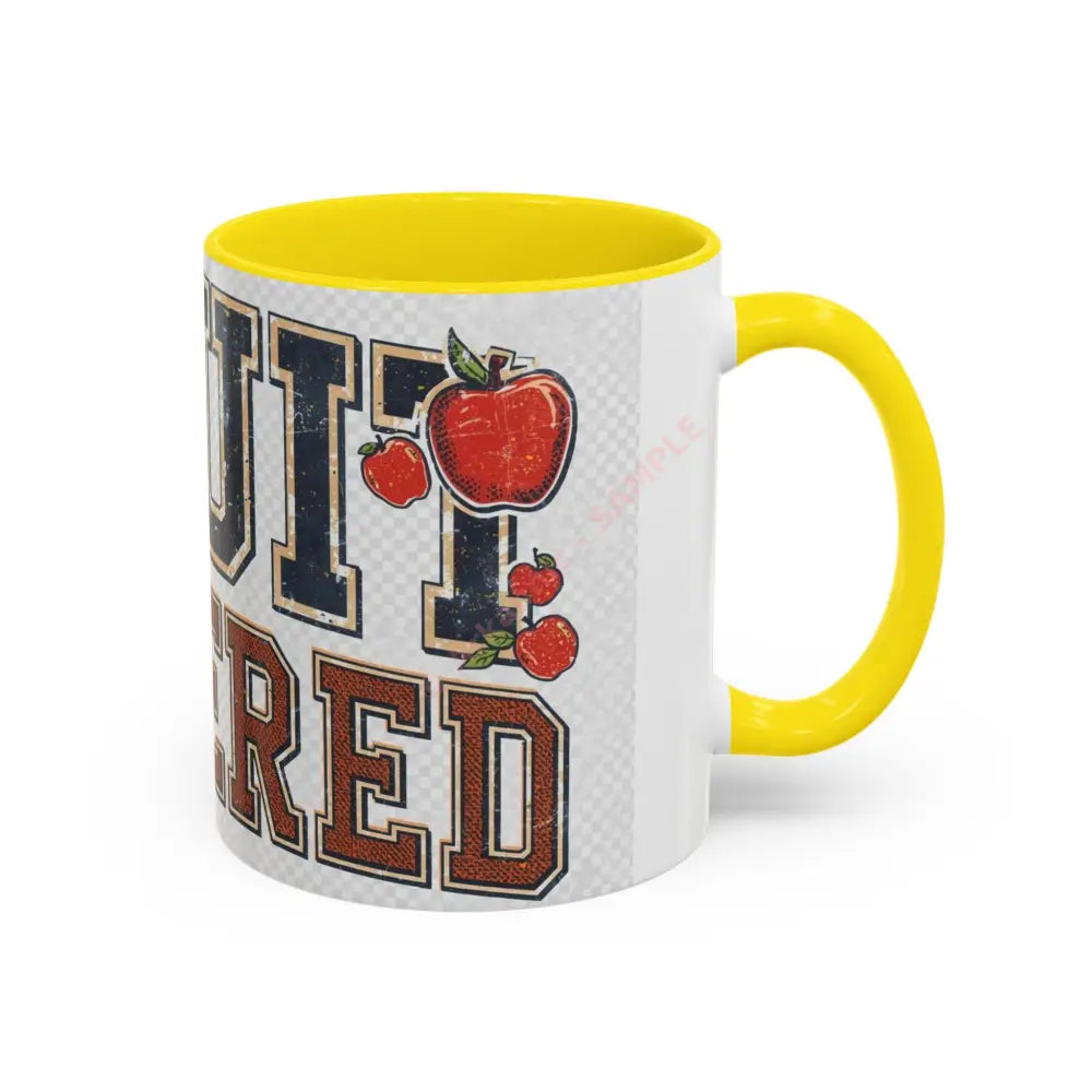 Fruit Powered Coffee Mug | Bold Motivational Mug for Coffee & Tea Lovers Mug