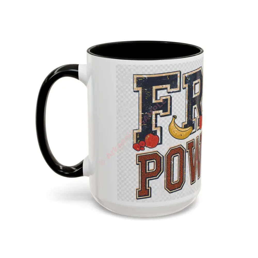 Fruit Powered Coffee Mug | Bold Motivational Mug for Coffee & Tea Lovers Mug