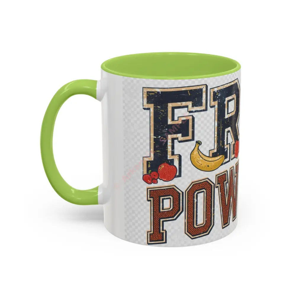 Fruit Powered Coffee Mug | Bold Motivational Mug for Coffee & Tea Lovers Mug