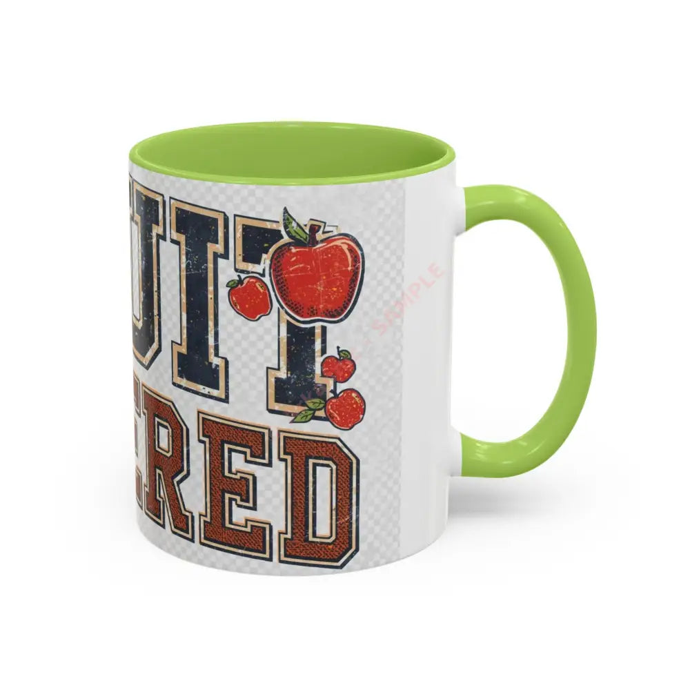 Fruit Powered Coffee Mug | Bold Motivational Mug for Coffee & Tea Lovers Mug