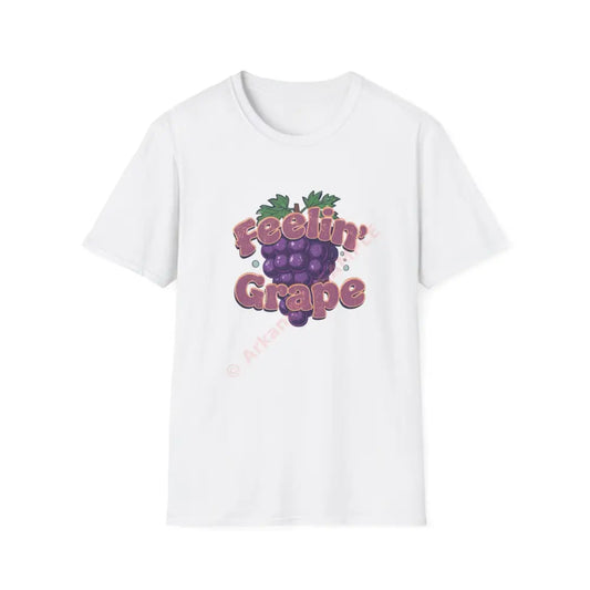 Grape T-shirt with bubbly groovy retro font Positive Vibes Tee Casual Wear Gift for Friends Summer Style Motivational