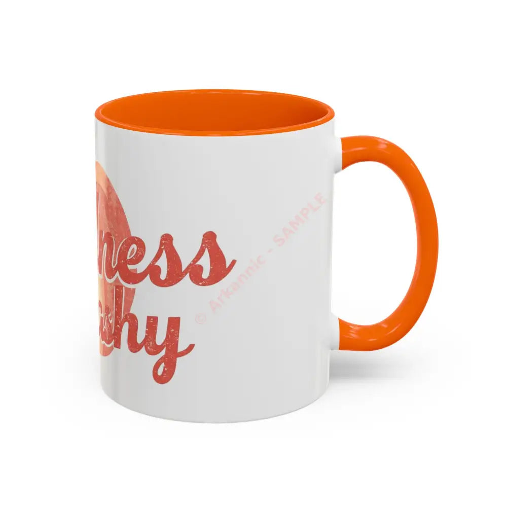 Kindness Is Peachy Coffee Mug | Positive Quote Mug | Cute Peach Design Cup for Coffee & Tea Lovers Mug
