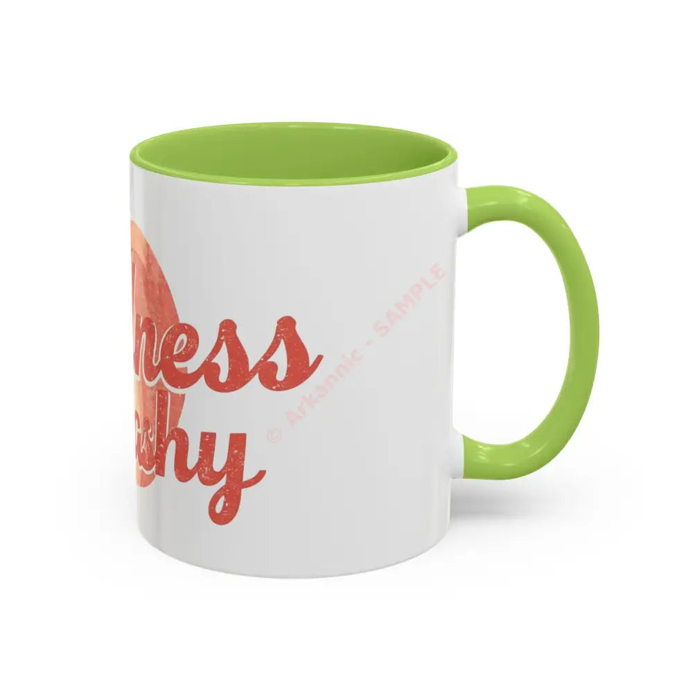 Kindness Is Peachy Coffee Mug | Positive Quote Mug | Cute Peach Design Cup for Coffee & Tea Lovers Mug