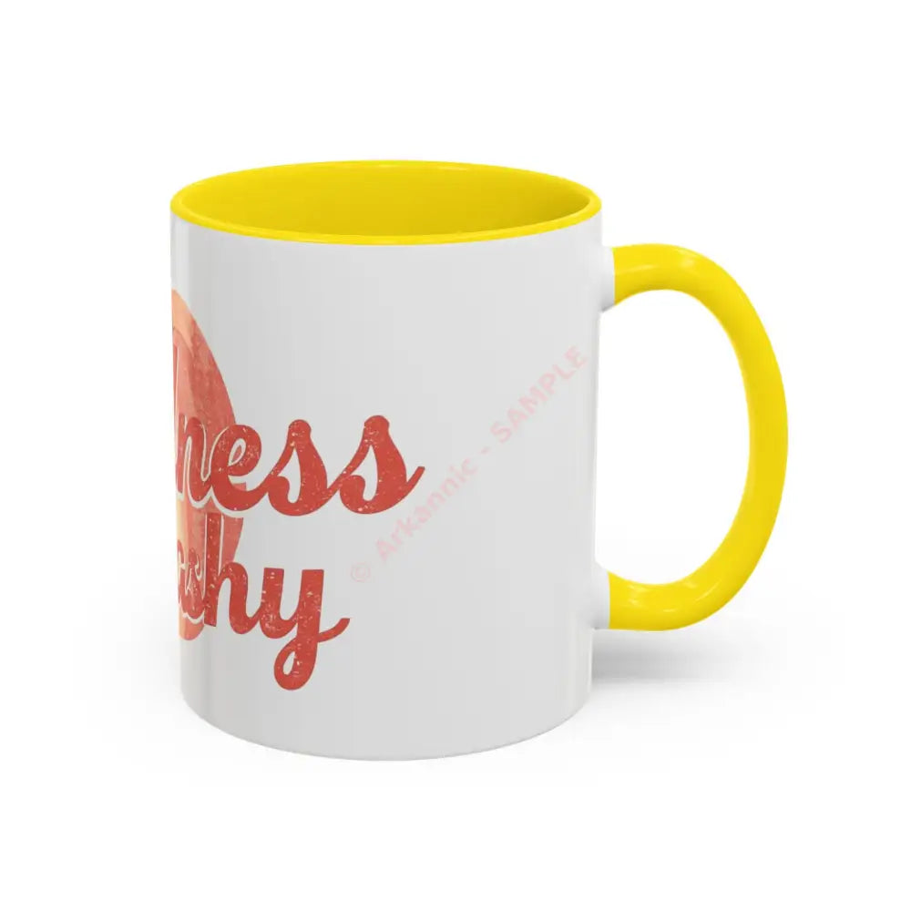Kindness Is Peachy Coffee Mug | Positive Quote Mug | Cute Peach Design Cup for Coffee & Tea Lovers Mug