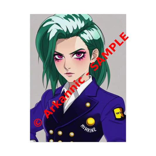 Liora Anime Character Rolled Poster Vintage Anime Decor Unique Wall Art 12’’ x 16’’ (Vertical) / Semi Glossy Poster