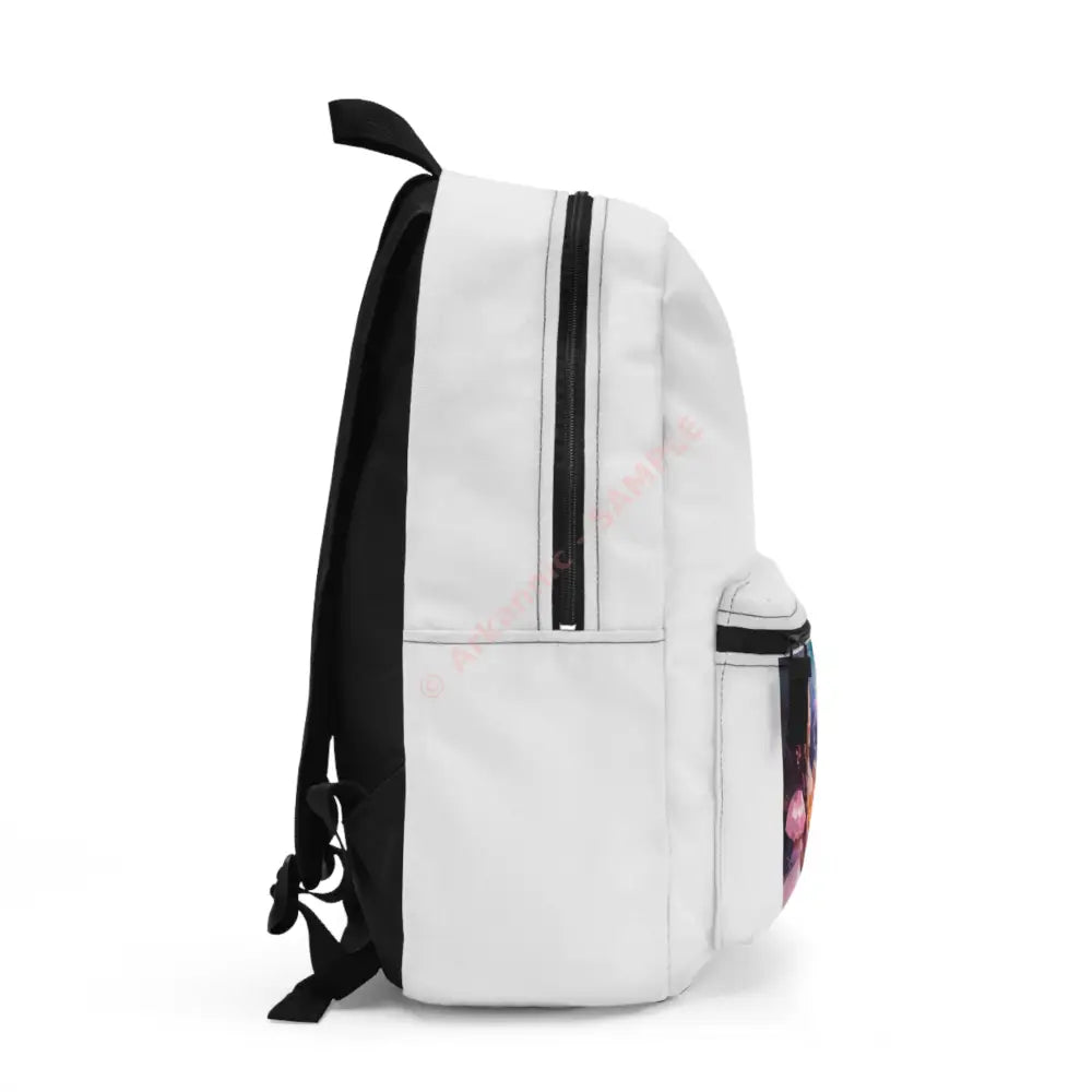 Luminous Dreamer: Ethereal Fantasy Portrait Digital Surrealism Illustration Backpack One size Bags