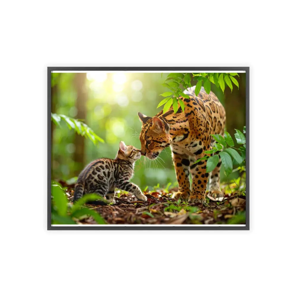 Nature-Inspired Framed Poster: Wildlife Art for Animal Lovers Home Decor Gift for Friends Eco-Friendly Wall Art Pet