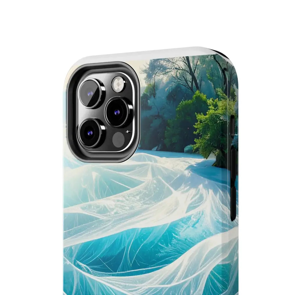 Ocean Waves Tough Phone Case | Protective Cover Beach Lover Gift Summer Vibe Accessory Unique Phone Protector Nature