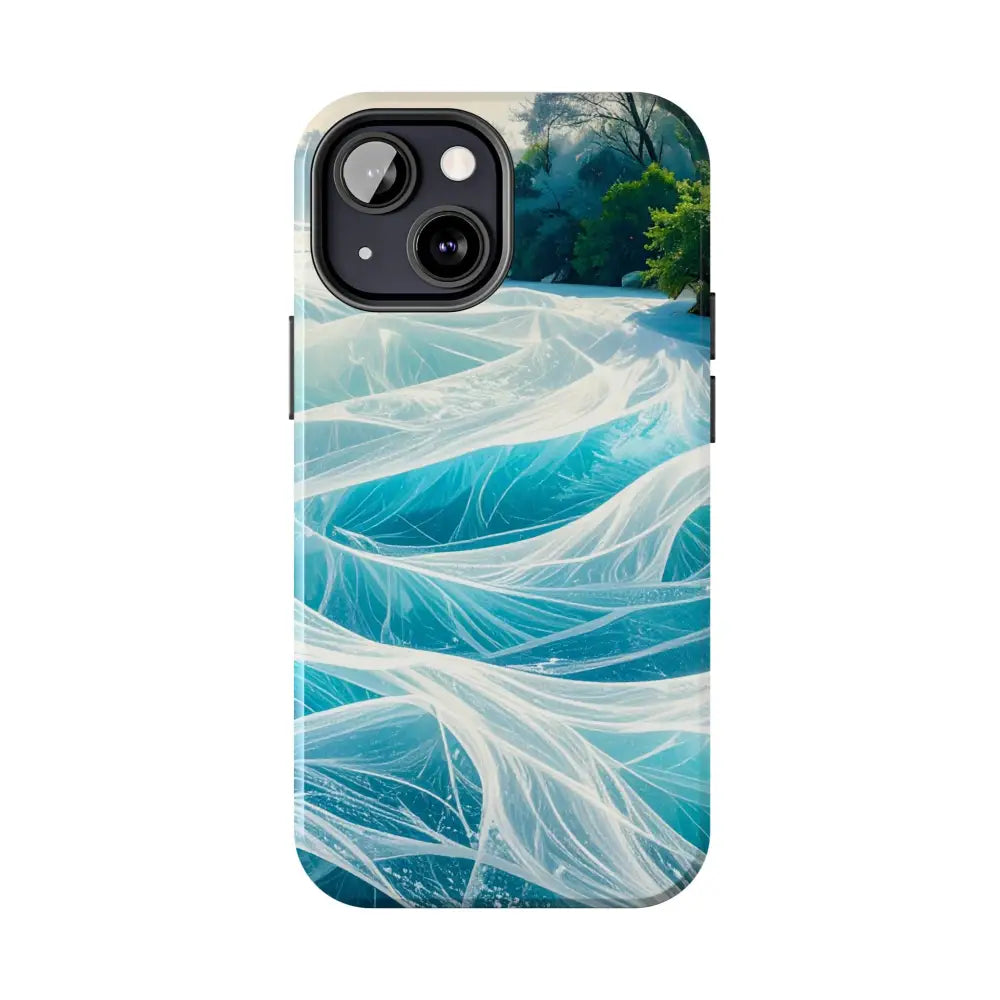 Ocean Waves Tough Phone Case | Protective Cover Beach Lover Gift Summer Vibe Accessory Unique Phone Protector Nature