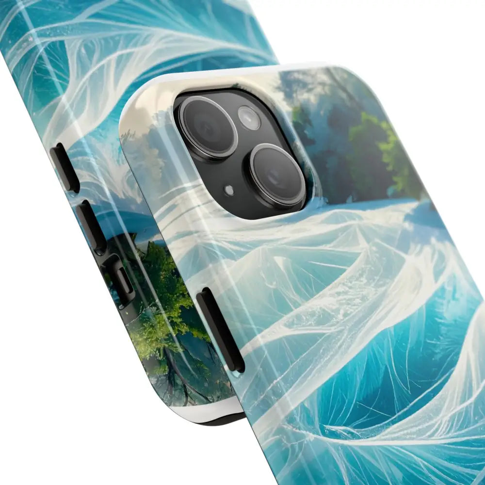 Ocean Waves Tough Phone Case | Protective Cover Beach Lover Gift Summer Vibe Accessory Unique Phone Protector Nature