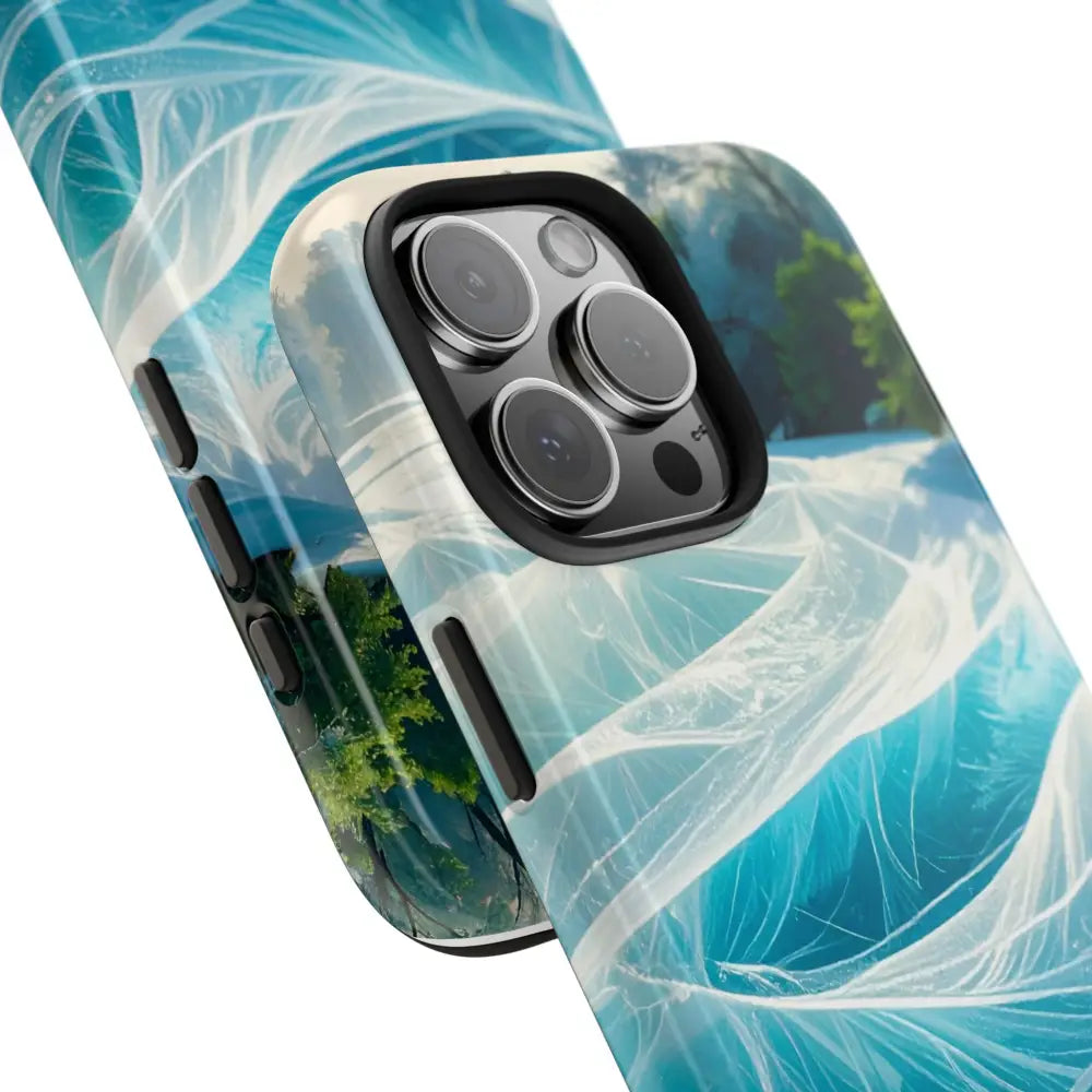 Ocean Waves Tough Phone Case | Protective Cover Beach Lover Gift Summer Vibe Accessory Unique Phone Protector Nature
