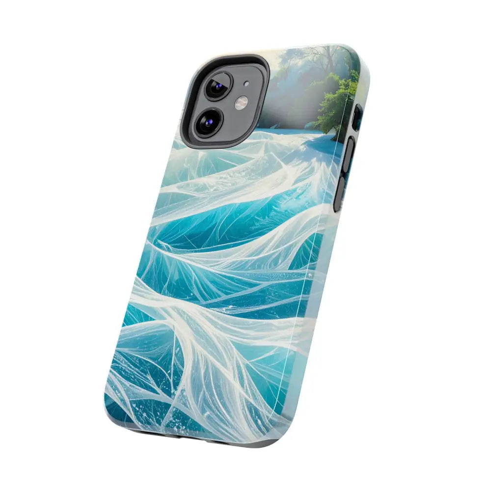 Ocean Waves Tough Phone Case | Protective Cover Beach Lover Gift Summer Vibe Accessory Unique Phone Protector Nature
