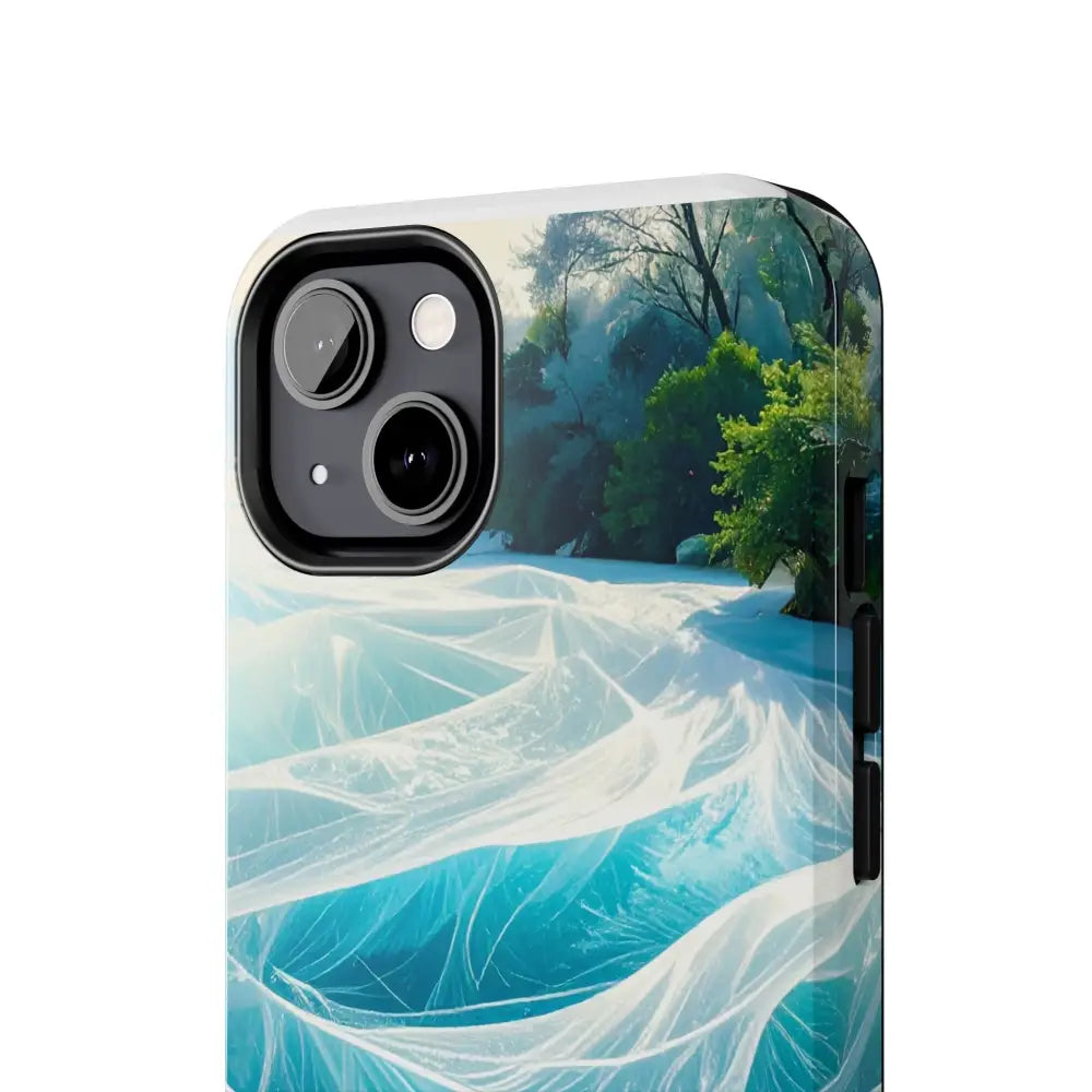Ocean Waves Tough Phone Case | Protective Cover Beach Lover Gift Summer Vibe Accessory Unique Phone Protector Nature