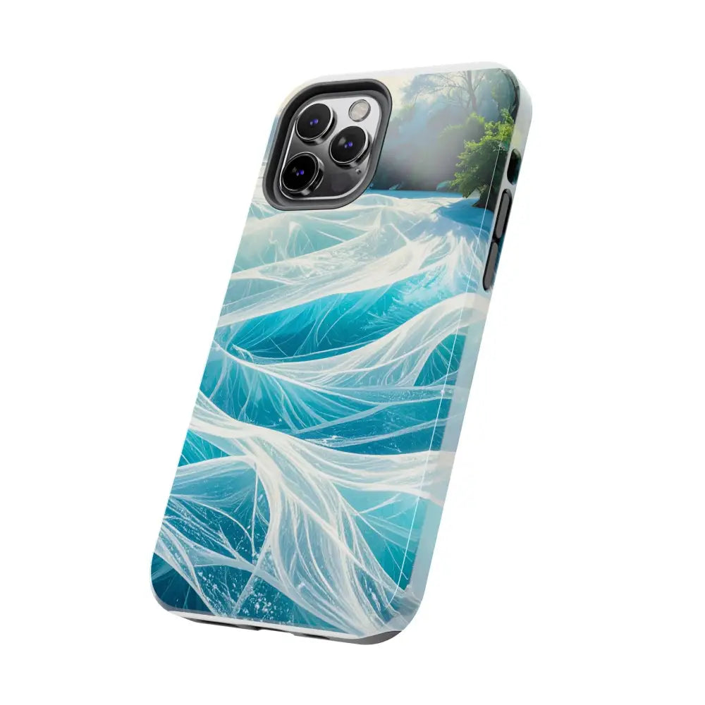 Ocean Waves Tough Phone Case | Protective Cover Beach Lover Gift Summer Vibe Accessory Unique Phone Protector Nature