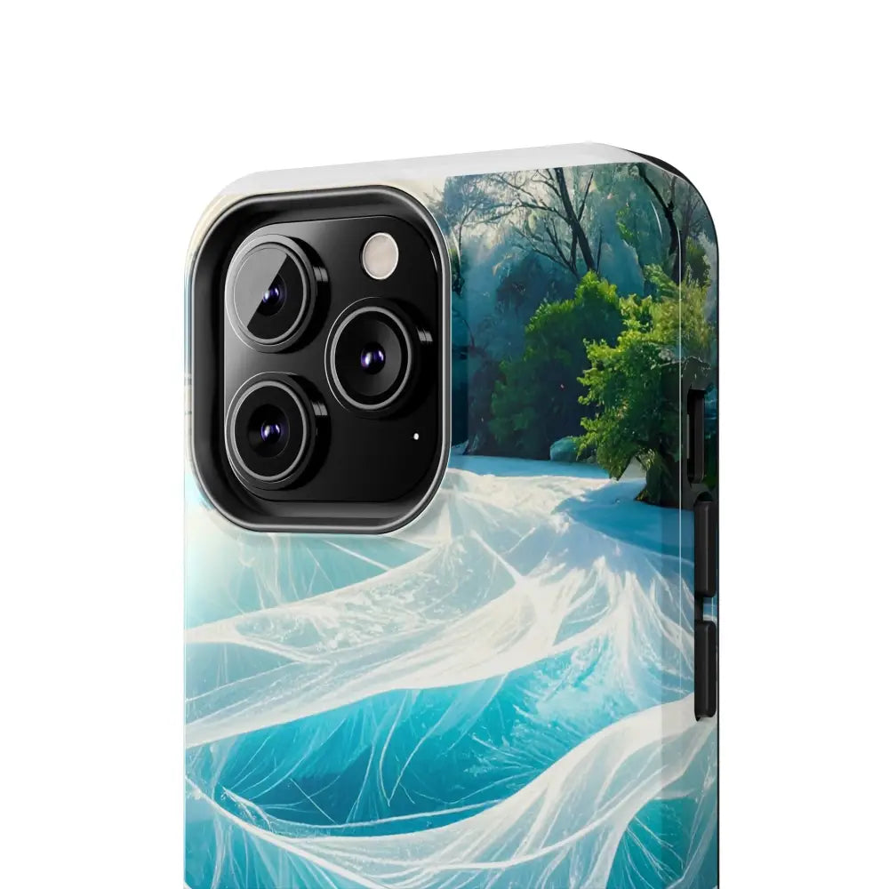Ocean Waves Tough Phone Case | Protective Cover Beach Lover Gift Summer Vibe Accessory Unique Phone Protector Nature