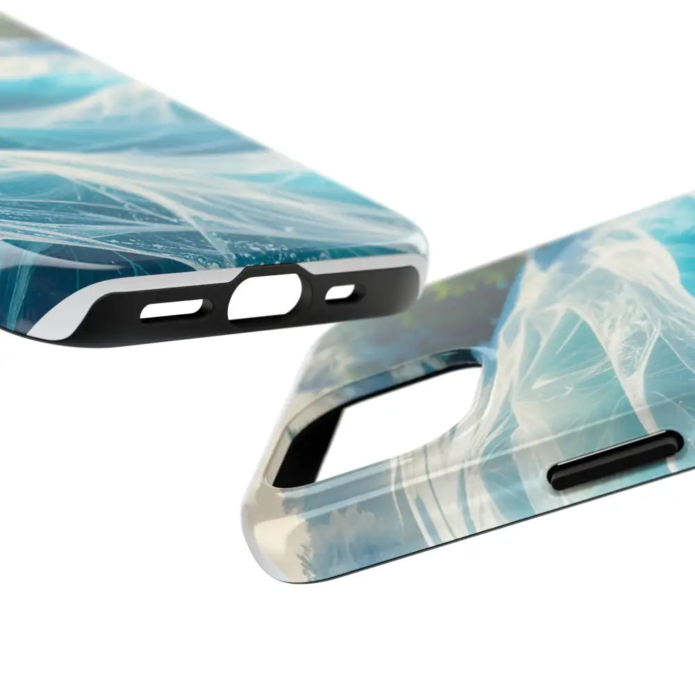 Ocean Waves Tough Phone Case | Protective Cover Beach Lover Gift Summer Vibe Accessory Unique Phone Protector Nature
