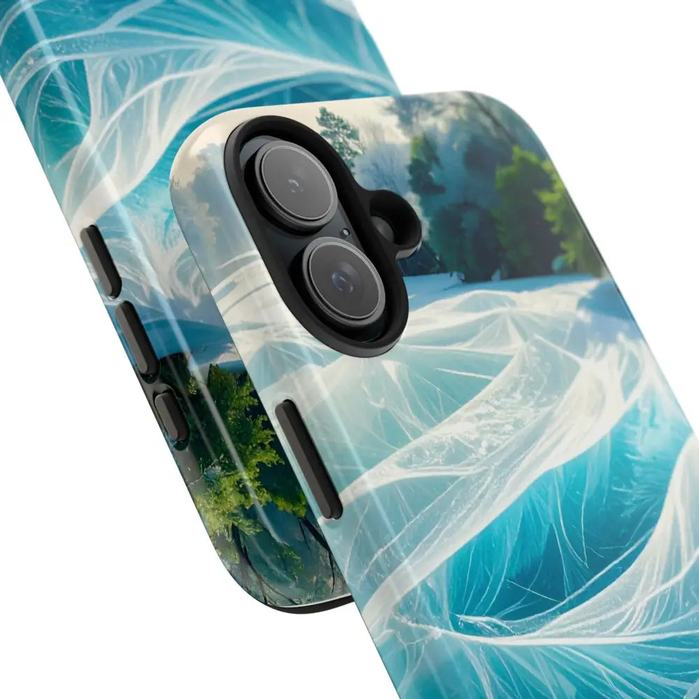 Ocean Waves Tough Phone Case | Protective Cover Beach Lover Gift Summer Vibe Accessory Unique Phone Protector Nature