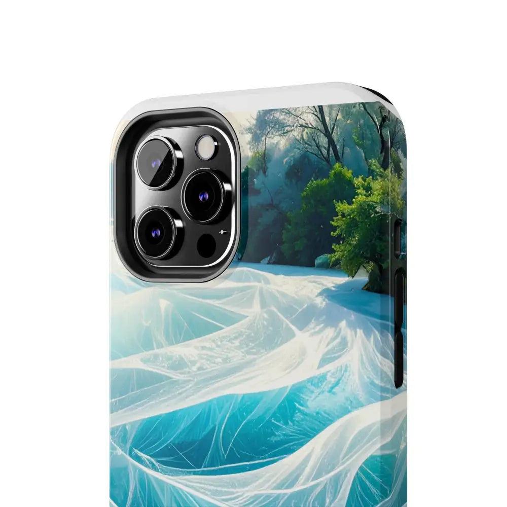 Ocean Waves Tough Phone Case | Protective Cover Beach Lover Gift Summer Vibe Accessory Unique Phone Protector Nature
