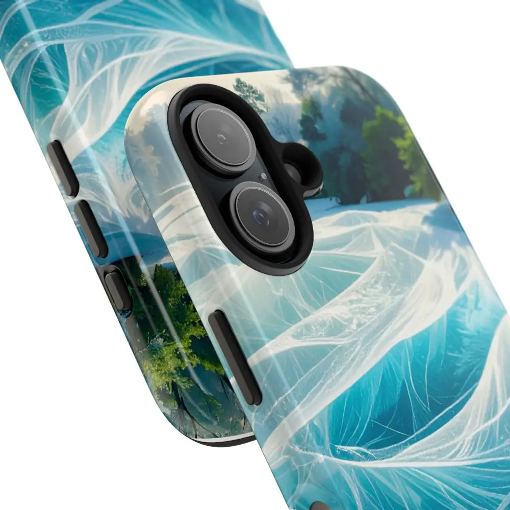 Ocean Waves Tough Phone Case | Protective Cover Beach Lover Gift Summer Vibe Accessory Unique Phone Protector Nature