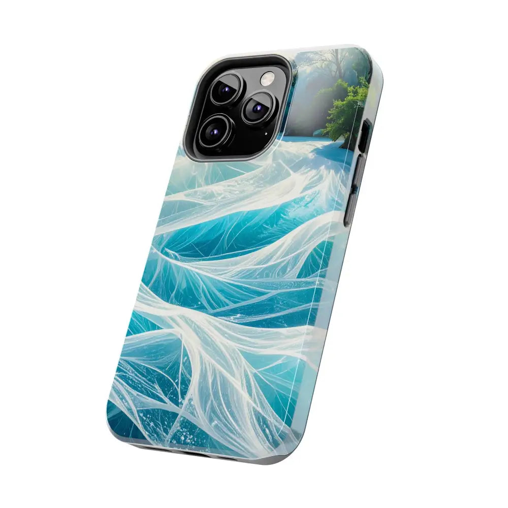 Ocean Waves Tough Phone Case | Protective Cover Beach Lover Gift Summer Vibe Accessory Unique Phone Protector Nature
