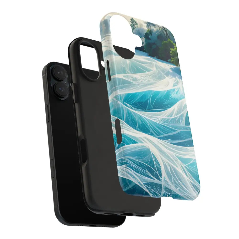 Ocean Waves Tough Phone Case | Protective Cover Beach Lover Gift Summer Vibe Accessory Unique Phone Protector Nature