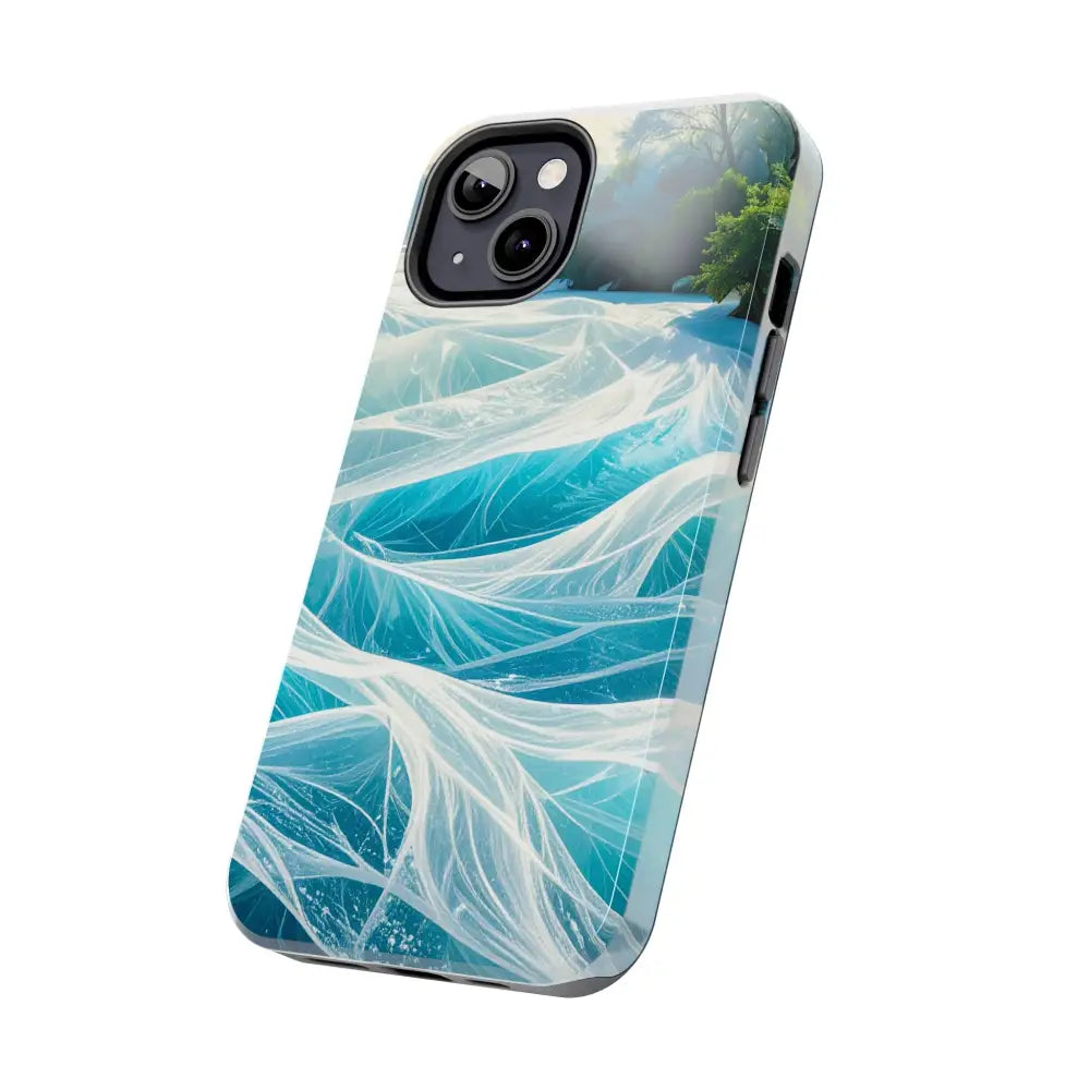 Ocean Waves Tough Phone Case | Protective Cover Beach Lover Gift Summer Vibe Accessory Unique Phone Protector Nature