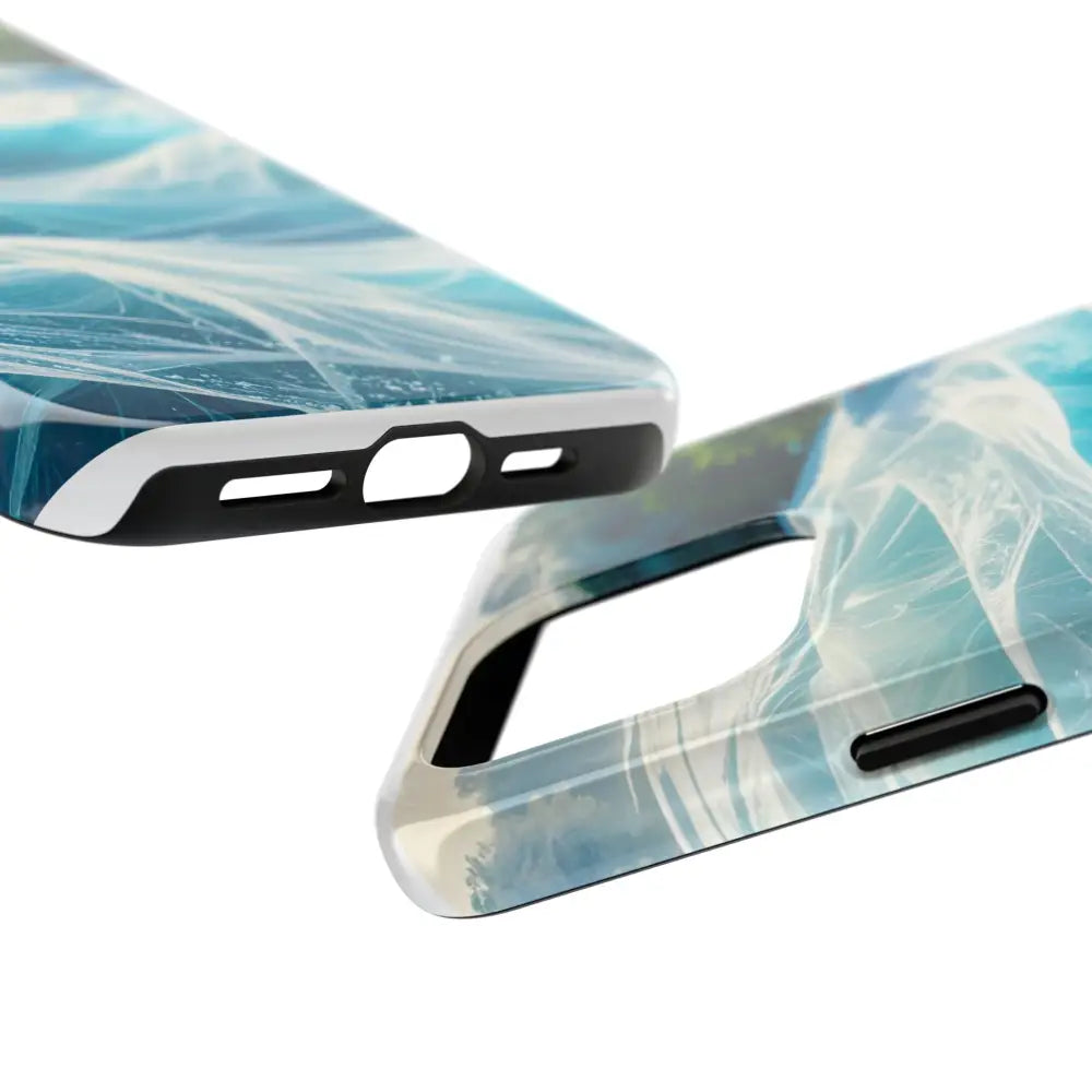 Ocean Waves Tough Phone Case | Protective Cover Beach Lover Gift Summer Vibe Accessory Unique Phone Protector Nature