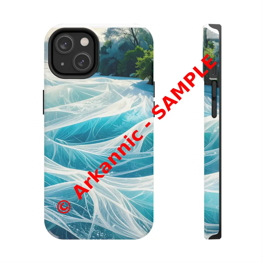 Ocean Waves Tough Phone Case | Protective Cover Beach Lover Gift Summer Vibe Accessory Unique Phone Protector Nature