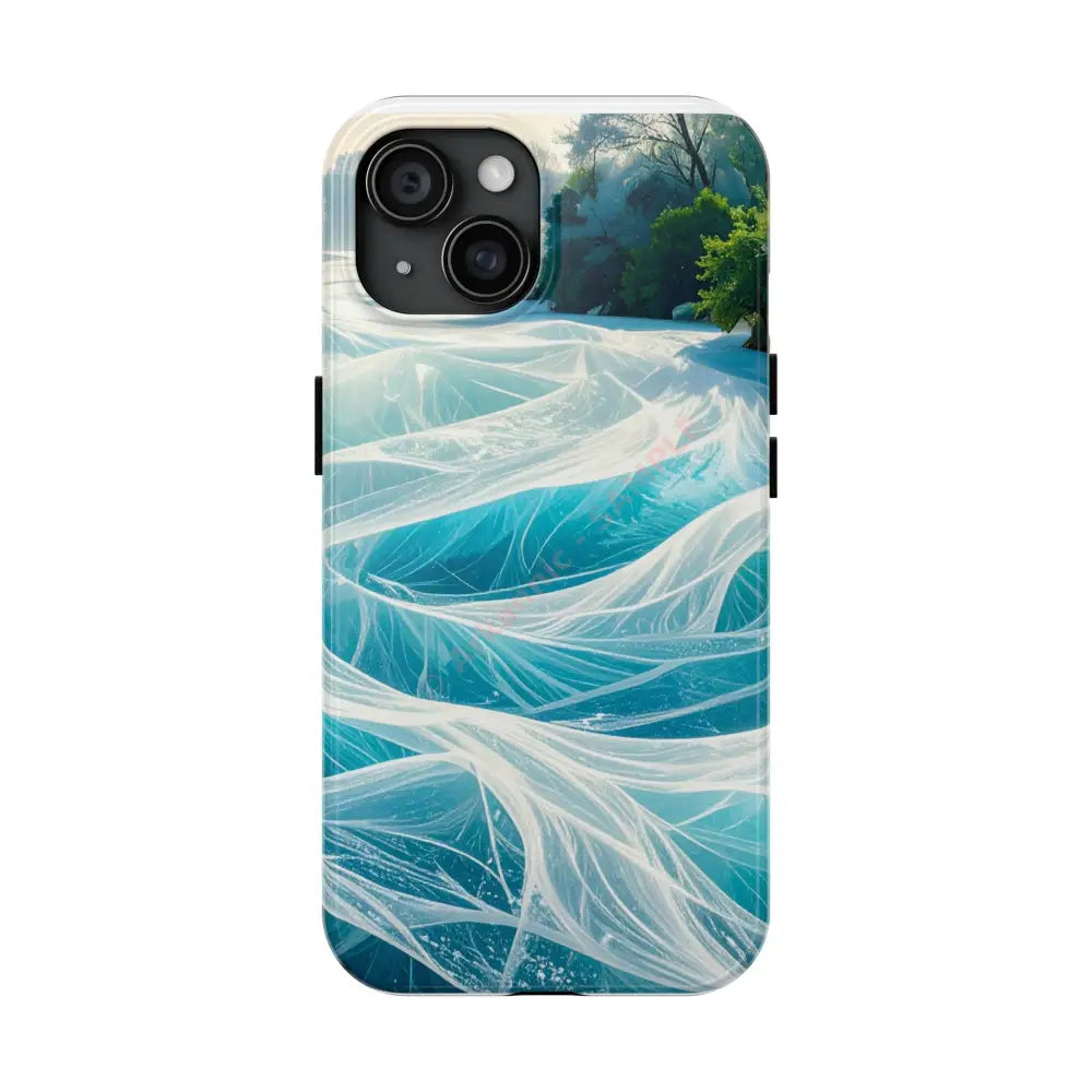 Ocean Waves Tough Phone Case | Protective Cover Beach Lover Gift Summer Vibe Accessory Unique Phone Protector Nature