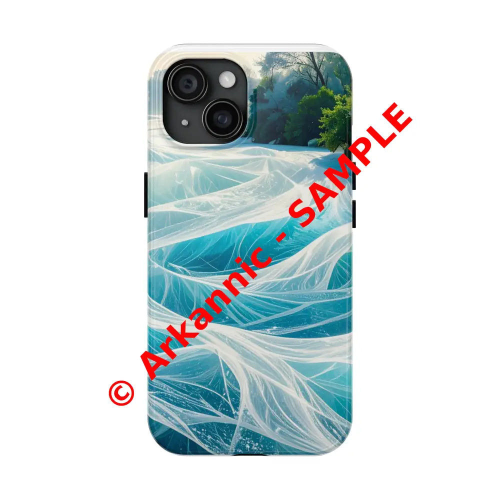 Ocean Waves Tough Phone Case | Protective Cover Beach Lover Gift Summer Vibe Accessory Unique Phone Protector Nature