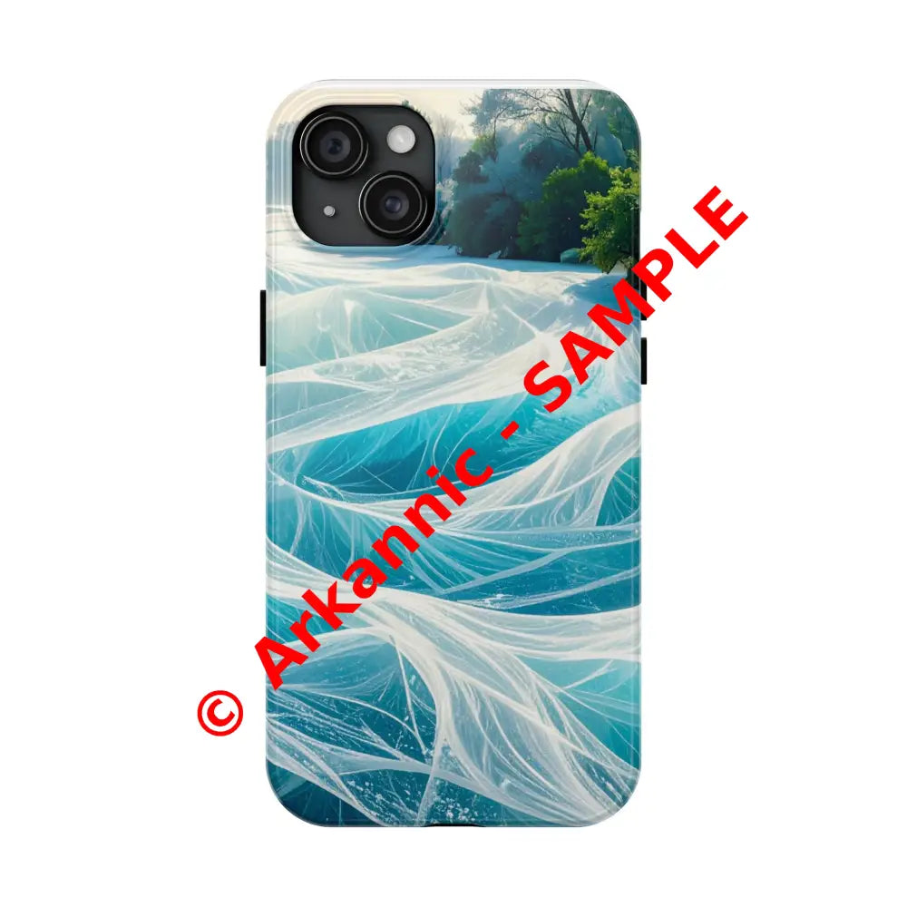 Ocean Waves Tough Phone Case | Protective Cover Beach Lover Gift Summer Vibe Accessory Unique Phone Protector Nature