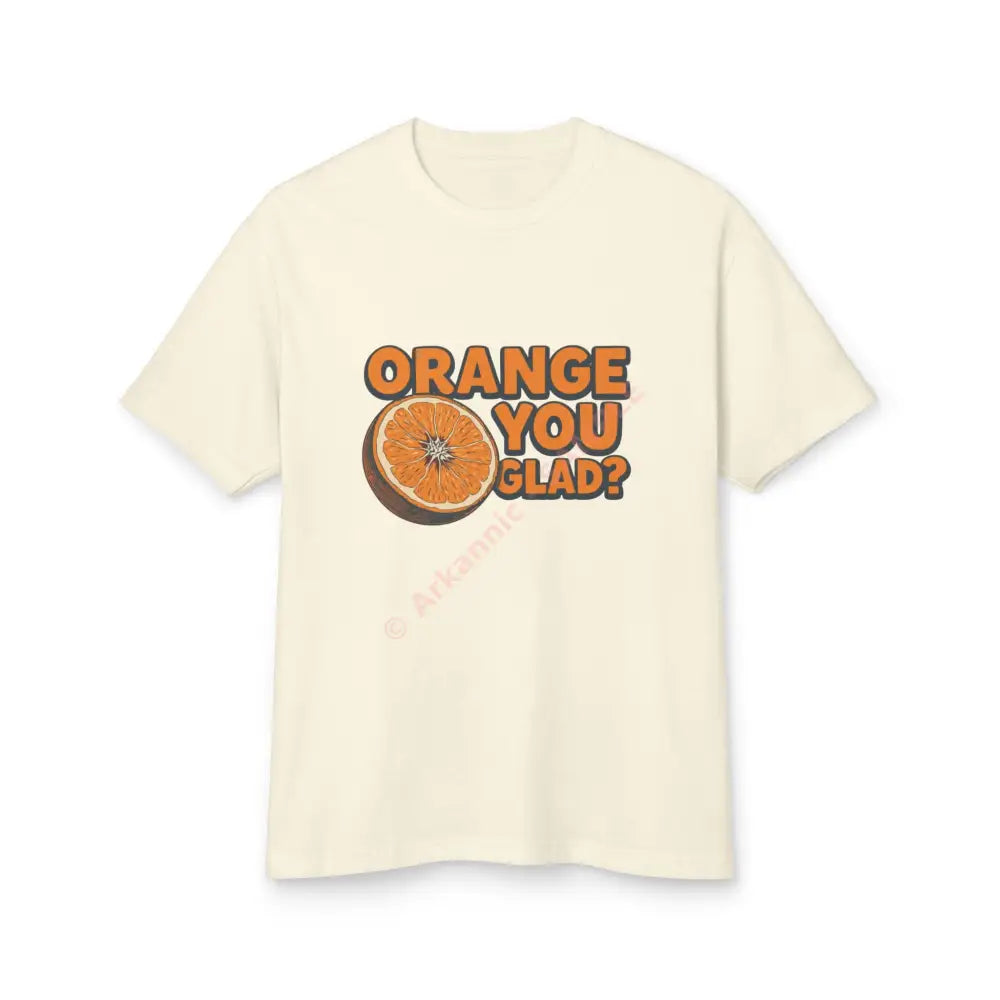 Orange You Glad? T-Shirt Design Faded Cream / S T-Shirt