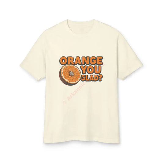 Orange You Glad? T-Shirt Design Faded Cream / S T-Shirt