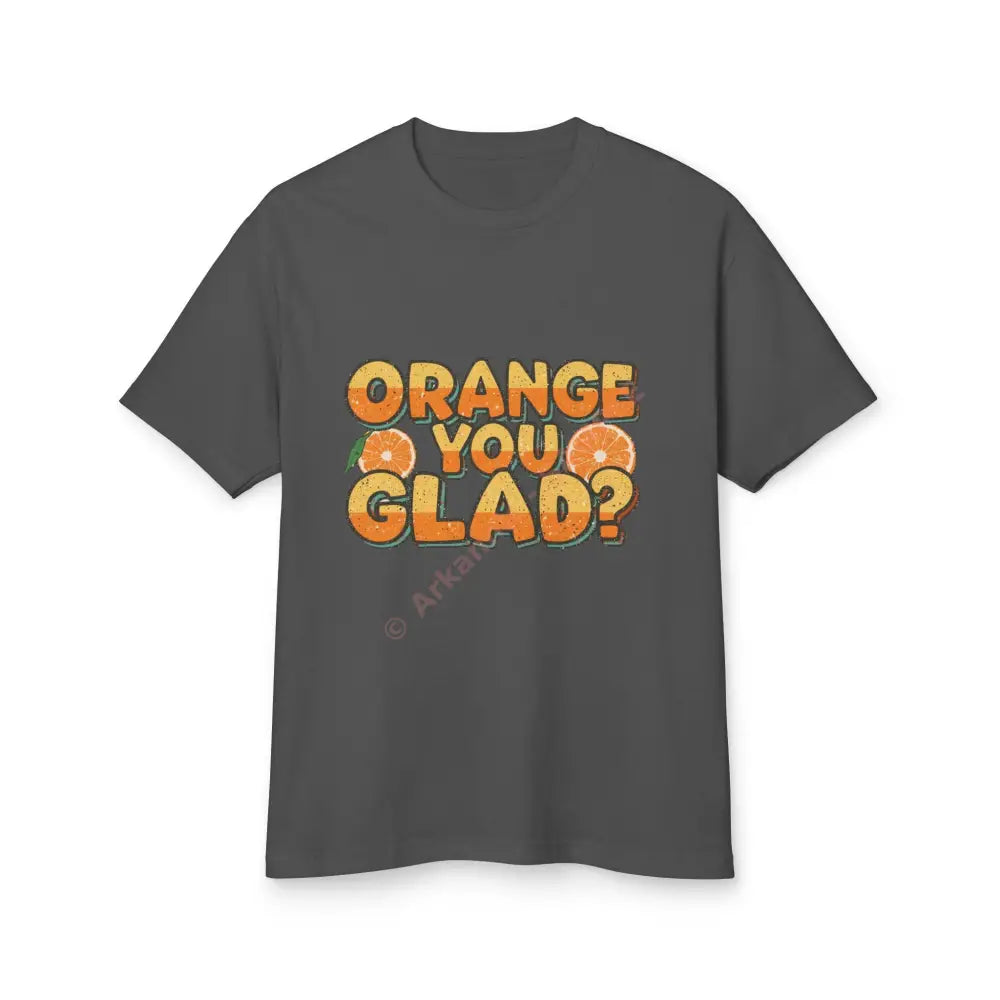 Orange You Glad? T-Shirt Orange Slice Illustration Faded Black / S T-Shirt