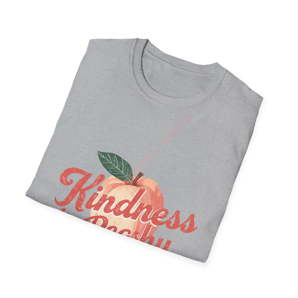 Peach T-shirt Positive Vibes Tee Casual Wear Gift for Friends Summer Style Motivational Apparel T-Shirt