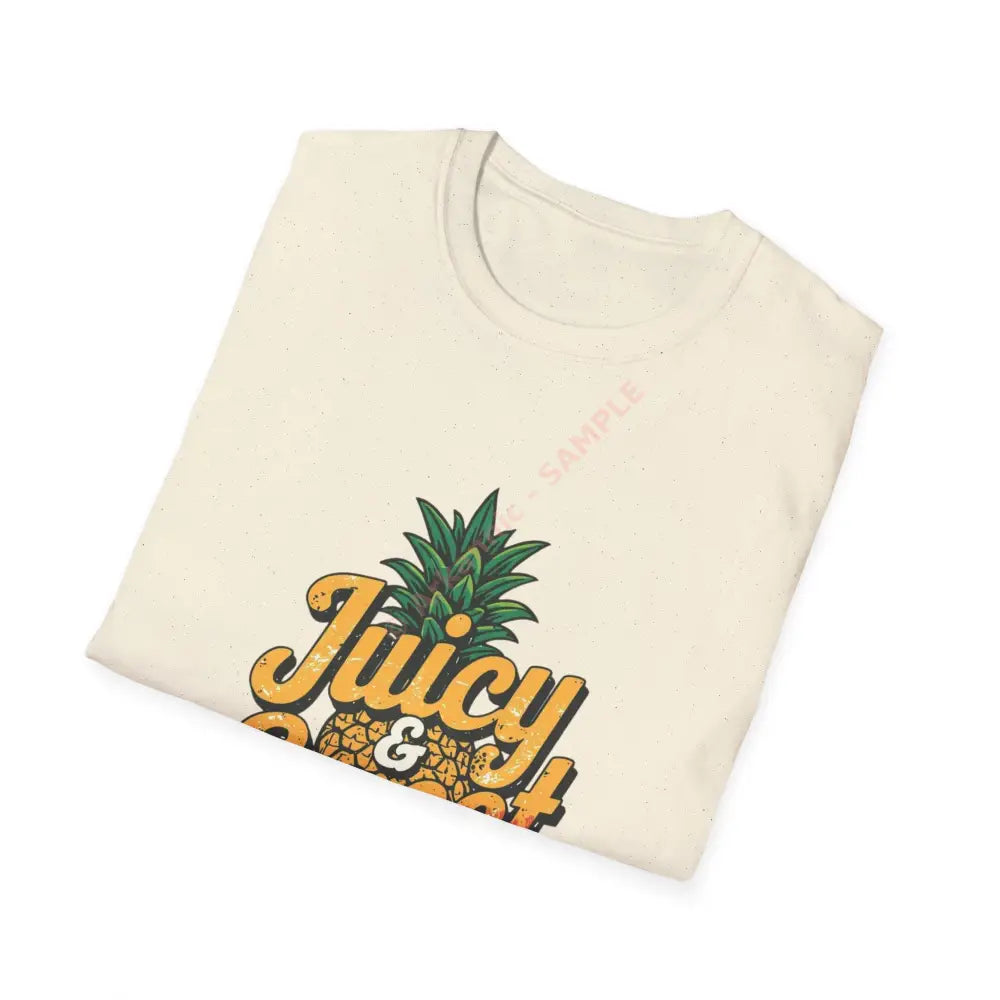 Pineapple T-shirt with tropical retro display font Positive Vibes Tee Casual Wear Gift for Friends Summer Style