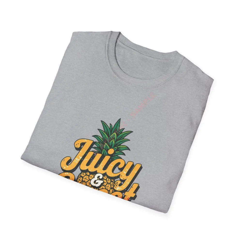 Pineapple T-shirt with tropical retro display font Positive Vibes Tee Casual Wear Gift for Friends Summer Style