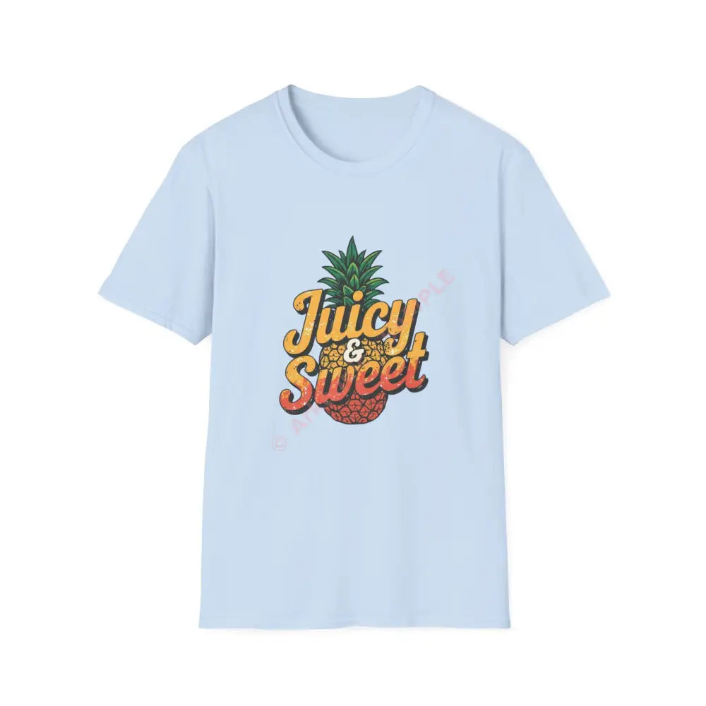 Pineapple T-shirt with tropical retro display font Positive Vibes Tee Casual Wear Gift for Friends Summer Style