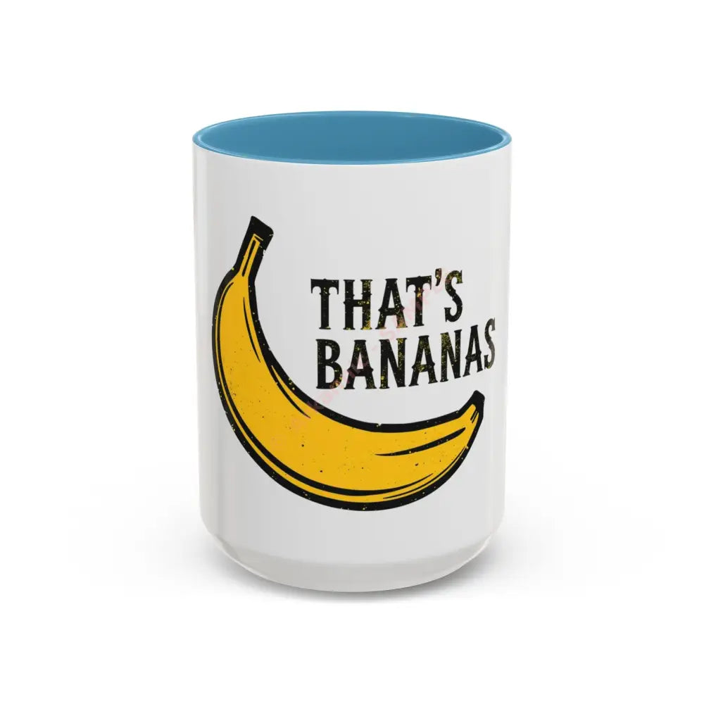 Playful Banana Accent Coffee Mug - That’s Bananas! Gift for Coffee Lovers Fun Kitchenware Quirky Kitchen Decor Birthday
