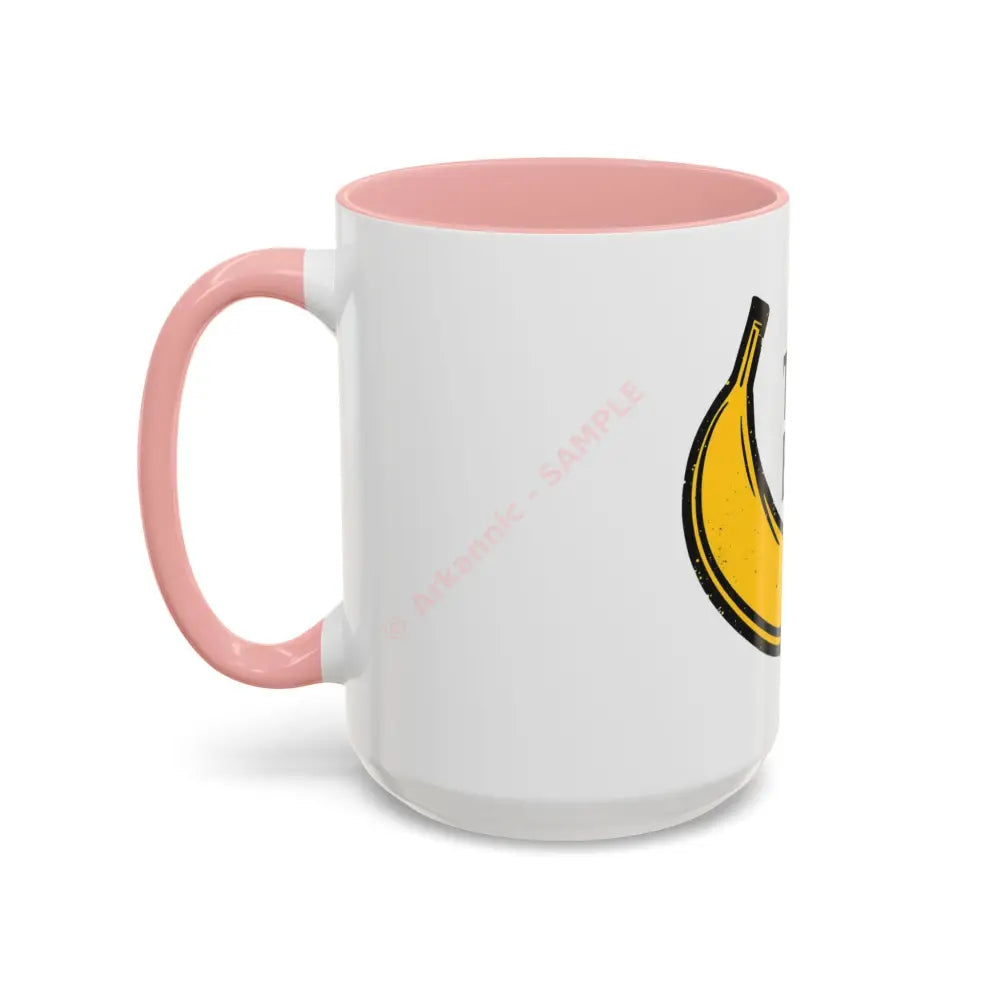 Playful Banana Accent Coffee Mug - That’s Bananas! Gift for Coffee Lovers Fun Kitchenware Quirky Kitchen Decor Birthday