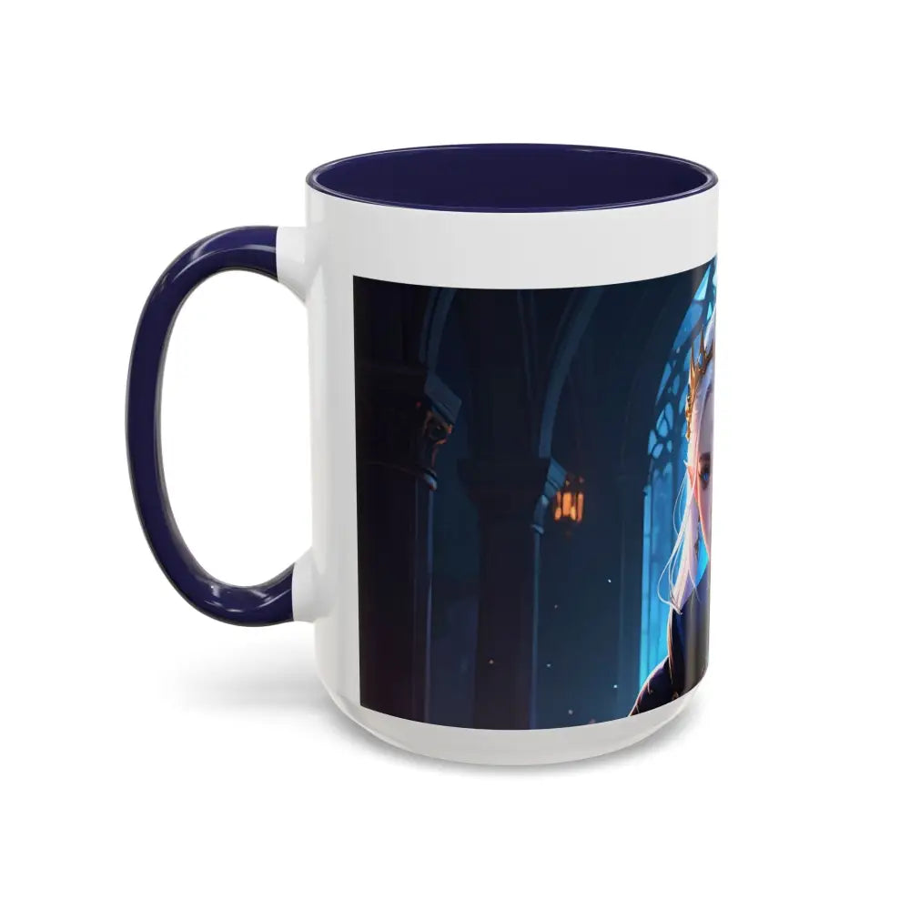 Regal Sorceress - Fantasy Art Drinkware Galactic Gift for Dog Lovers Celestial Home Decor Unique Art Mug Mug