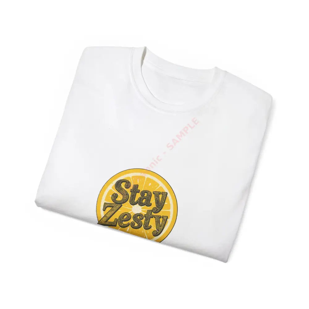 Stay Zesty Tee - Fun Unisex Cotton Shirt for Citrus Lovers Gifts for Friends Summer Vibes Casual Wear Trendy Top T-Shirt