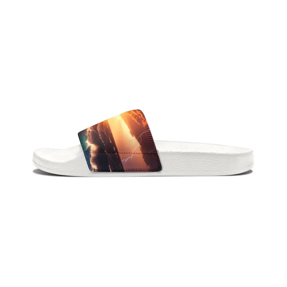 Stylish Summer Sandals for Men Beach Footwear Casual Slip-Ons Vacation Essentials Outdoor Style Sunset Design Shoes