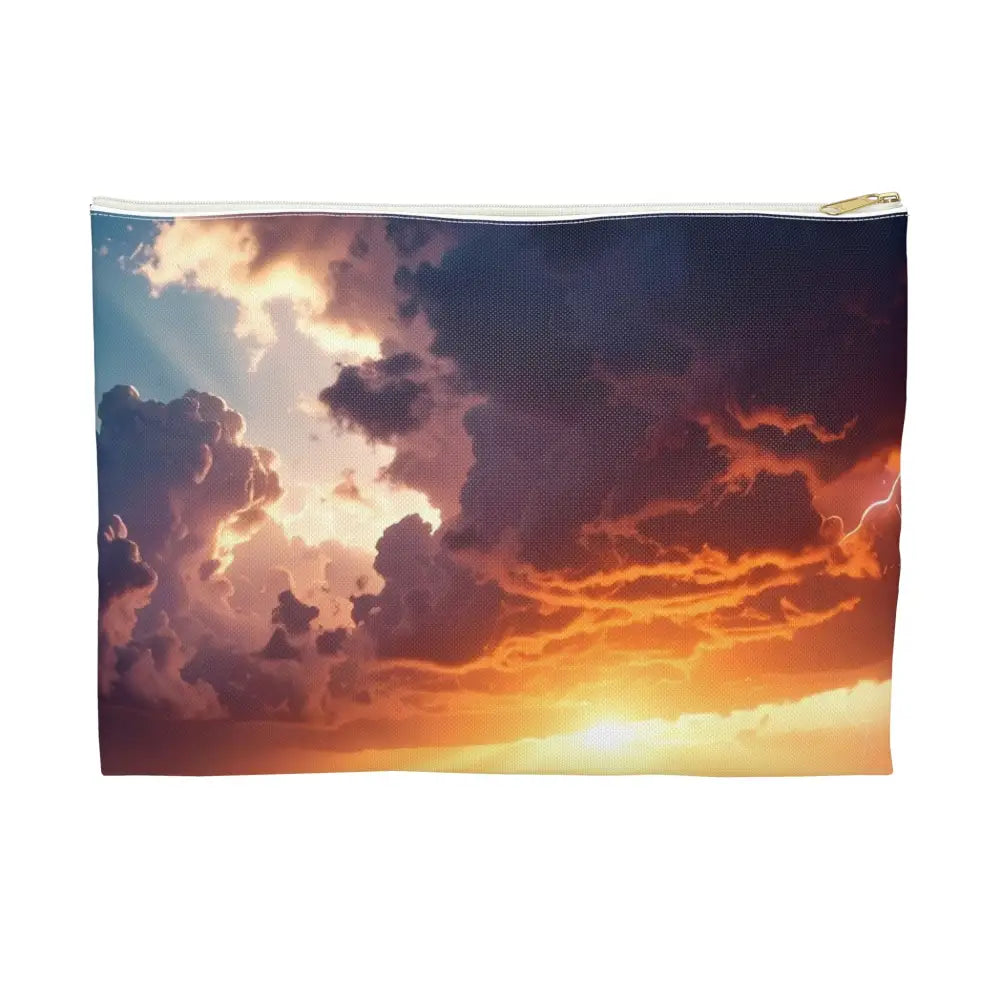 Sunset Sky Accessory Pouch - Perfect for Travel Makeup and Organizing Supplies Great for Gifting on Birthdays or